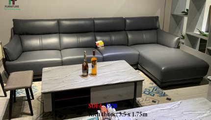 sofa da thật 100
